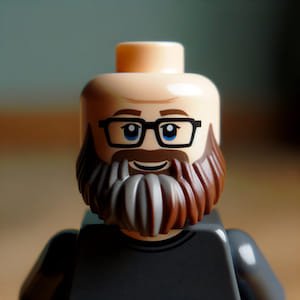 image 2 of me as a lego minifigure.